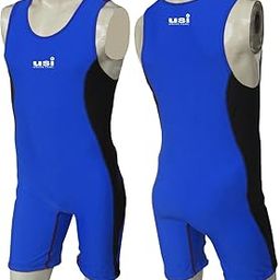 Wrestling Suit Men USI (Blue, S)-image-86