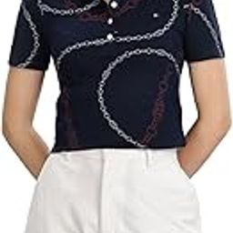 Women Navy Blue Printed Tshirts-image-92