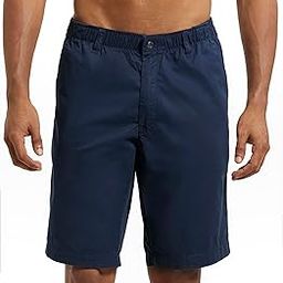 1203 Men's Super Combed Mercerised Cotton Woven Fabric Straight Fit Solid Shorts with Side Pockets-image-2