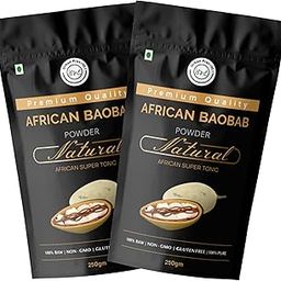 Urban Prakriti African Baobab Powder (250g, Pack of 2) | Vegan Superfood for Men and Women | Best for the Gut Health, Immunity & Skin | Rich in Dietary Fiber, Vitamin C | Source of Potassium, Iron-image-80