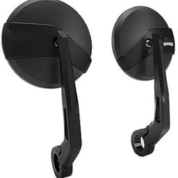 Mv Genuine Like Design Bar End Rear View Mirror Made With Aluminum Embossed Re Logo Compatible With All Re For Bikes Like Meteor,Hunter 350,Interceptor 650-Black-28