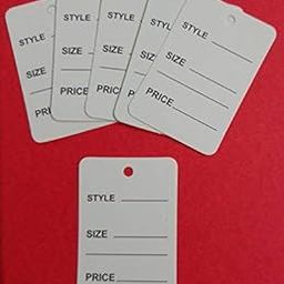Tags by Sadar Shop 1000 Paper Labels Garment Tag-image-5