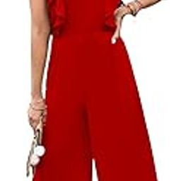 Stylish & Trendy Women's Jumpsuit in Poly-Cotton Blend Cape Sleeve | Jumpsuit for Girls | Comfortable Jumpsuit for Casual, Festive, Parties-48