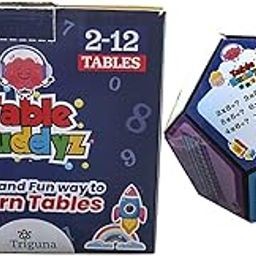Triguna Kids Maths 2x12 Table, Educational Multiplication Game for Boys and Girls, Ages 3+ Years, Multiplication-image-20
