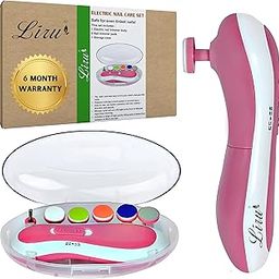 Liru Electric Baby Nail Cutter,Electric Nail Trimmer, Filer Cum Manicure Set, Ergonomic Design, Safe for Baby/Kid, baby Nail Filer and Grinder Set, Baby Nail Cutter (Liru Electric Pink Nail Trimmer)-image-98