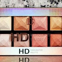 VARS ; LONDON 8 color HD face highlighter and bronzer combo palette (SHADE B)-2