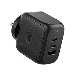 Spigen Fast Charging Adapter Total 65w, GaN, PD/PPS Support, BIS Certified, for iPhone 16/15/14(Pro,Pro Max,Plus), Galaxy S25/S24, Vivo, Oppo, iPad, MacBook and More (PE2302IN) - Black-15
