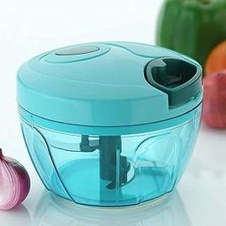 Black Olive Handy Chopper - 450 Ml Vegetable Cutter with 3 Stainless Steel Blade, Manual Salad Maker Machine, Dori Chopper for Kitchen, Portable Hand Cutter for Veggies, Ginger, Fruits, Nuts, Herbs-4
