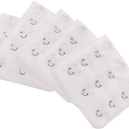5pcs Elastic Bra Strap Extension Bra Extenders 3x 3 Hook White-picture-24