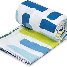 SHOVIJ Glace Cotton Duvet Cover/Comforter/Rajai/Blanket/Quilt Single Size 60 x 90 inch, Zipper Closure - Blue, White-image-52