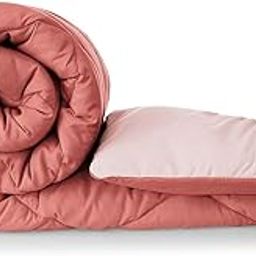 The Little Big Store 220 GSM Microfiber Reversible Comforter for King Size Double Bed | Dual-Sided Quilt Blanket for Winter | Lightweight All-Season AC Duvet | Soft Bedding Set for Home & Bedroom-picture-2