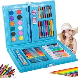 Toy Imagine™ 68-Piece Colour Set for Kids | Drawing, Painting, Doodle, Sketch & Art Kit | Creative Colouring Stationery Gift for Boys & Girls Age 3-5 Years | Birthday Return Gift Idea-image-63