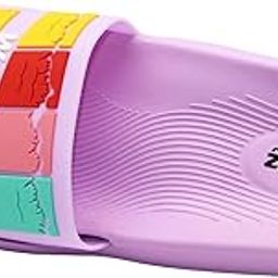 Unisex Casual Clogs, EVA Material, Water Resistant, Peach Colour with Warrior Design, 2.5 cm Heel-picture-20