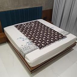 AB Enterprise Bio Magnetic Mattress Topper/Pad & with 1 Pillow Pad Magnetic Therapy Biomagnetic Mattress (Brown,4 x 6 feet)-picture-18
