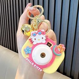Creative Simulation Projective Camera Keychain WITH Zinc Alloy Ring/Keychain for Car, Bike Home/Key Chain with Ring/Suaitable for Bagpack side purse girls Kids-play (Multi colour, Pack of 1)-image-95