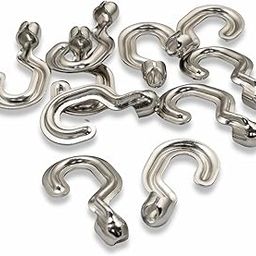 10 Multipurpose A Hooks - #6 Ball Chain - Easy Attachment - Craft Display Hook - Sign Hanging - Home Organization Hardware-23
