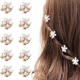JWELLA 10 Pcs Korean Style Clips for Hair,Hair Clips For Women Stylish Latest, Girls Hair Accessories, Mini Pearl Claw Clips, Hair Accessories Women(Pack oF 10)-image-39