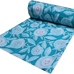 Fashionmart Pure Cotton Unstitched Jaipuri Handmade Digital Printed Fabric Material for Women Kurta/Blouse/Palazzos/Piece Material for Women’s (2 Meter)-image-88