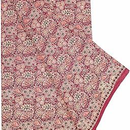 Women's Ajrakh Hand Block Print Pure Cotton Salwar Suit Material for Kurta, Suit, Palazzo Pants(SPFAB004)-image-95