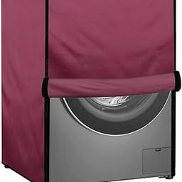 Stylista Washing Machine Cover Compatible for Samsung 6.5 kg WW65M206L0W/TL Front Load Maroon-14