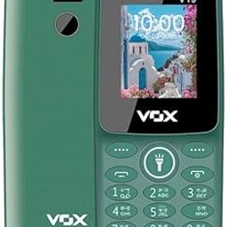 Vox V19 Keypad Mobile Phone - 1.8" Display, FM Radio, MP3 Player, 1000mAh Battery, King Talker & Contact Icon - Stylish Forest Green-image-24