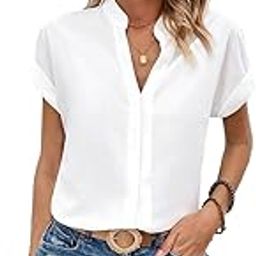 Shirt for Women | White Shirt for Women | Rayon Western Top for Women | Short Top for Women | Shirts for Women | Rayon Top | Tops | Casual Shirt Top for Women-image-1