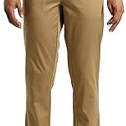 IM26 Men's Super Combed Cotton Rich Elastane Stretch Woven Fabric Mid Rise Slim Fit All Day Pants with Side Pockets-image-50