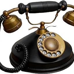 Vintage Decorative Telephone Made by Brass Antique Look Telephone Model. Made Showpiece (Non Working) Desk Decor Item. Designer Product from Brass..-10