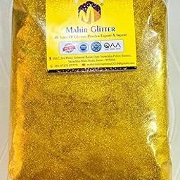 Mahir (Supreme Golden Glitter) Powder use for Home Decor and Art and Craft, Resin Art (Big Pack 1KG)-20