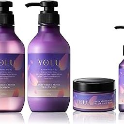 YOLU Hair Care Set, 4-Piece Kit with Shampoo, Treatment, Hair Oil and Hair Mask (UNBOXJAPAN EXCLUSIVE)-image-51