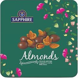 Sapphire Chocolate Coated Nuts, Almond, 200g | Chocolates Gift Pack for Christmas | Chocolate Nuts Gift Hampers-image-46