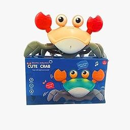 Electric Induction Cute Crab Toy with Light and Sound, Interactive Kids Toy, Ages 3+-image-66