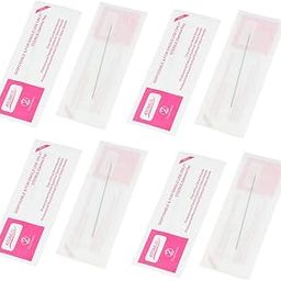 Phenovo 100 Pieces Sterilized Tattoo Needles 1R For Eyebrow Lips Permanent Makeup-picture-41