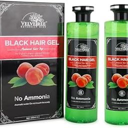Generic Black Hair Gel, Natural Hair Dye, Ammonia-Free, 500ml, Pack of 2-image-55