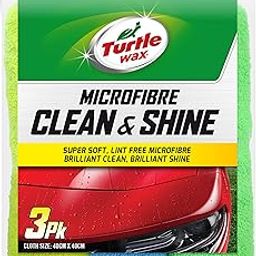 Turtle Wax Microfibre Clean & Shine 3PK - Car Cleaning Cloth-19