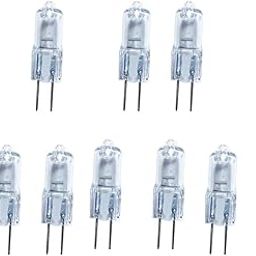 MILAAN 10Pcs Super Bright G4 6V 10w Tungsten Halogen Base Bulb L Light Warm White (64007936TRD)-8