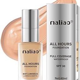 Maliao All Hours Foundation Mat Lumineux - Luminous Matte, Full Coverage, Waterproof, Ultimate Radiant (06-SAND BEIGE)-image-53