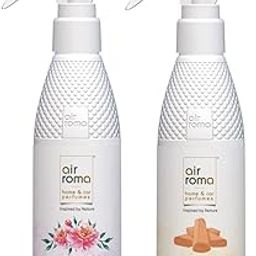 AIR ROMA Combo of Rose Fragrance Air Freshener Spray 200 ml & Sandal Fragrance Air Freshener Spray 200 ml-image-56
