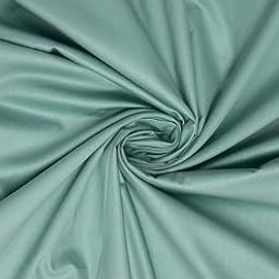 Premium Giza Cotton Satin Fabric, Sage Green(Shirt-1.60Meter,Kurta-2.00Meter)-43