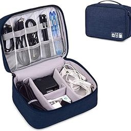WEELZONE Electronics Accessories Organizer Travel Gadget Bag Pouch Carrying Case for Chargers, Hard Disk, Adapters, USB Cables, and Power Bank -Multicolor-image-75