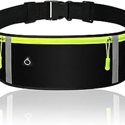AXKIIN Fanny Packs for Women Men Belt Bag Fanny Pack Crossbody Bags for Women Fashionable Plus Size Running Belt Bum Bag Waist Bag with Zipper Pockets Travel Hiking Workout Fit All Phones, Black, Belt Bag-image-47