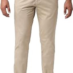 Men's | Solid | Light Weight | Breathable Fabric | 4 Pocket | Mid Rise | Regular Fit | Cotton Blend | Button Waist | Chino Trouser | Pants-picture-19