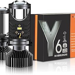 GONAMA H4/9003/HB2 LED Headlight Bulbs H4/9003/HB2 LED Headlight Bulbs with Mini Projector Lens Canbus Hi/Lo Beam LED Headlight Kit for Headlight Retrofits or Fog Lamp Upgrade (CAR HEADLIGHT Y6)-10
