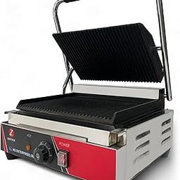 Sandwich Maker Grill and Toast Electric, 2200W, Big Size Fits 4 Bread Slices, Thermostat Knob-picture-19
