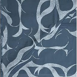 Viscose Blended Crushable Blue (Slate) Colour Printed Unstitched Shirt Fabric - 1.60 Meters / VV1098-image-84