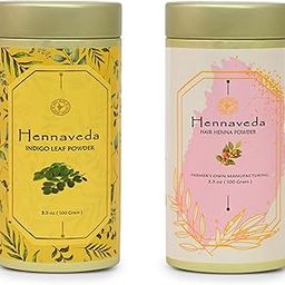 Hennaveda Henna and Indigo Powder with Brush, Hand Gloves and Shower Cap | Unisex Ayurvedic Hair Colour Powder | Chemical Free with Geographical Indication (GI) Tag Sojat Mehndi (Pack of 2, 100g each)-13