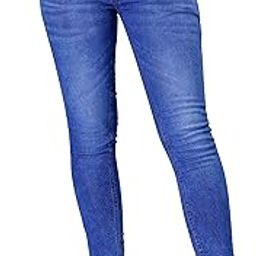club a9 Womens Blue Slim Fit Skinny High Rise Fringed Hemline Stretchable Casual Jeans with Pockets (WJNS_101_P)-picture-3