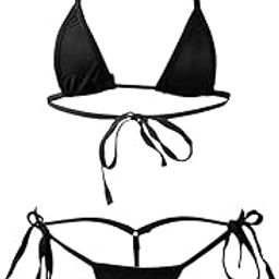 Women's Lycra Poly Plain Polyester Bikini, Sexy for Girls-picture-17