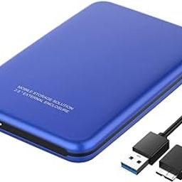 External Hard Drive USB3.0 500GB 1TB 2TB Storage Device Drive 7200rpm Mobile Hard Drive HDD 2.5" (Golden,Gold:Blue,Gold,Size:1TB)-19