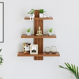 NOYOTA Shelf for Bathroom Plastic,Wall Shelf for Bathroom Wooden,Wall Shelf for Bathroom with Mirror,Wall Shelf for Bathroom Adhesive,Wall Shelf for Bathroom Wood,Wall Shelf-20